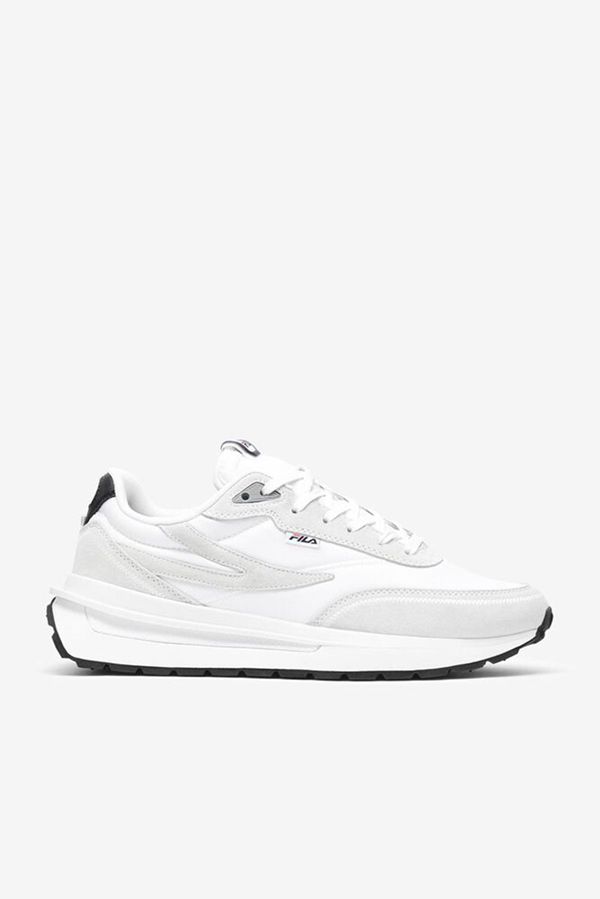 Fila Renno Chunky White Women's Trainers Shoes - White/Black/Red,NZ 786-83951